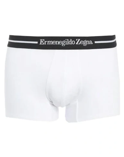 Shop Ermenegildo Zegna Boxer In White