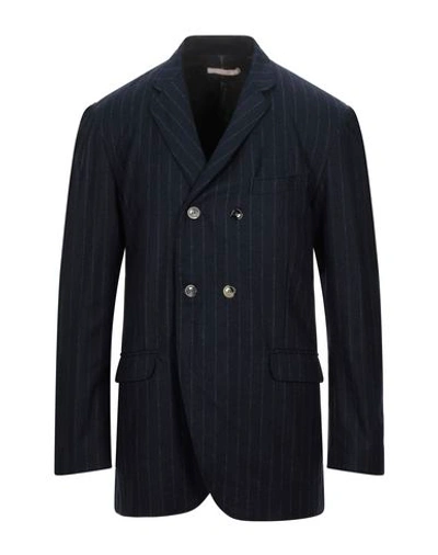 Shop Ermanno Gallamini Suit Jackets In Dark Blue