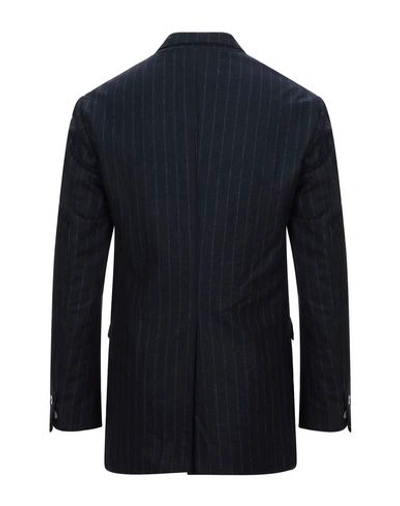 Shop Ermanno Gallamini Suit Jackets In Dark Blue