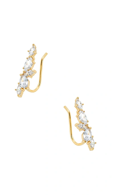 Shop Shashi Jadore Ear Climber In Gold