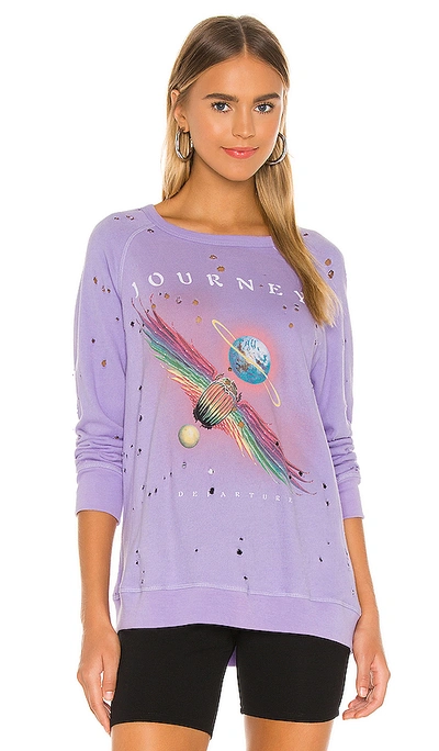 Shop Lauren Moshi Darby Pullover In Purple Daze