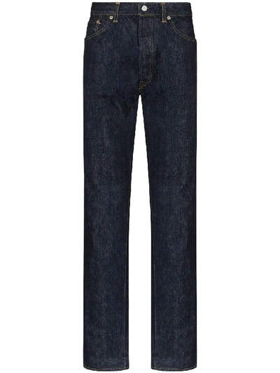 Shop Orslow Straight-leg Jeans In Blue