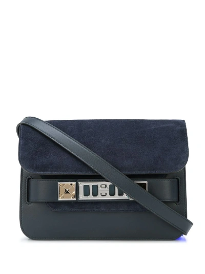 Shop Proenza Schouler Ps11 Mini Classic Bag In Blue