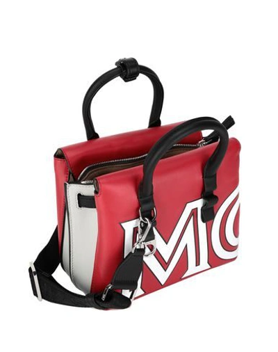 Shop Mcm Cross-body Bags In Red