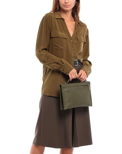 Shop Pb 0110 0110 Handbags In Military Green