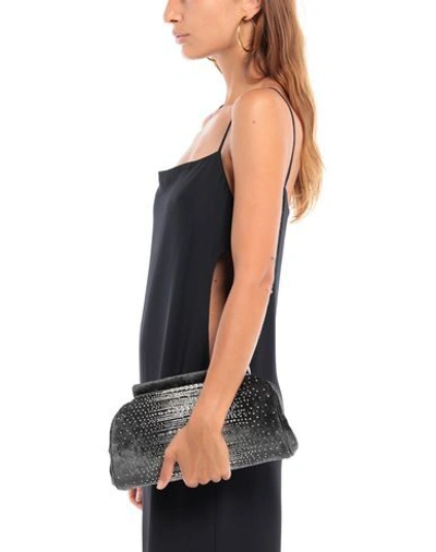 Shop Rodo Woman Handbag Lead Size - Polyester In Grey