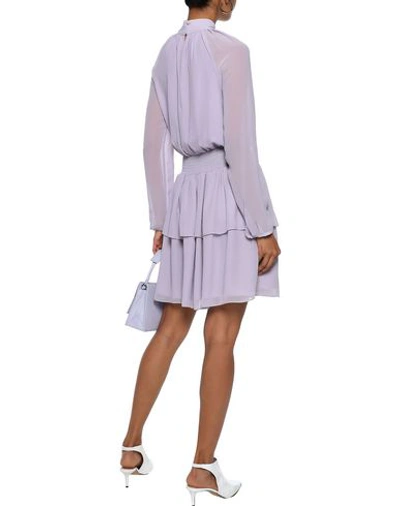 Shop Rebecca Minkoff Short Dresses In Lilac
