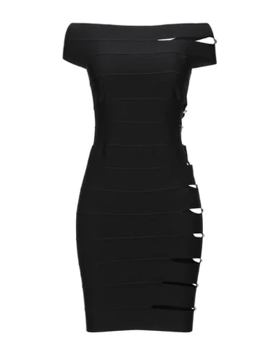 Shop Azzaro Short Dress In Black