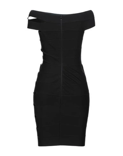 Shop Azzaro Short Dress In Black