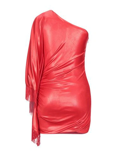 Shop Christian Pellizzari Short Dresses In Red