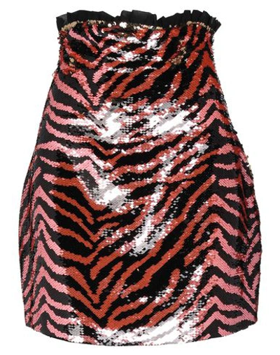 Shop Weili Zheng Woman Midi Skirt Pink Size M Polyester
