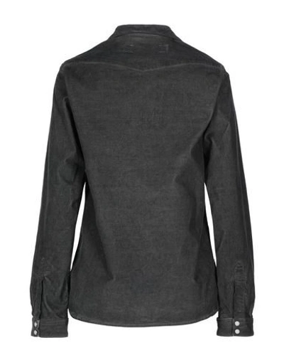 Shop Haikure Woman Shirt Lead Size S Cotton, Elastane In Grey