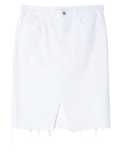 Shop J Brand Denim Skirts In White