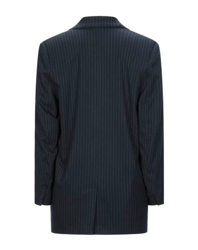 Shop Ottod'ame Suit Jackets In Dark Blue