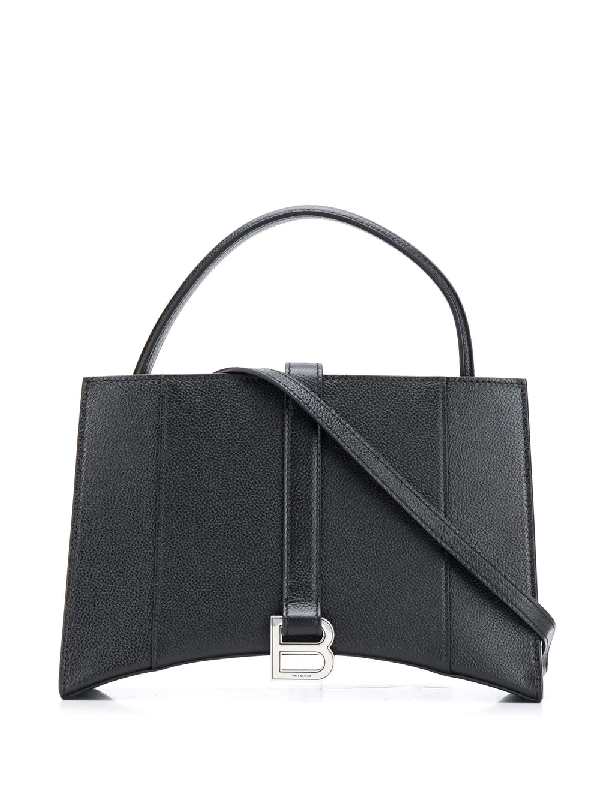 Balenciaga Hourglass Xs Tote Bag In Black | ModeSens
