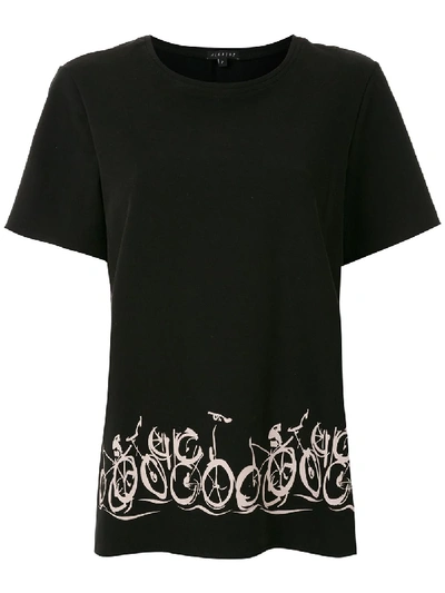 Shop Alcaçuz Racama Printed Blouse In Black