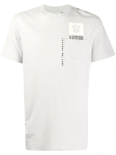 G-star Raw Men's Multi Logo Pocket T-shirt In Grey | ModeSens