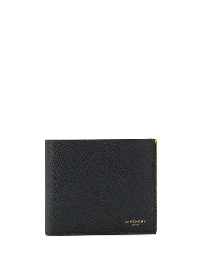 Shop Givenchy Embossed Leather Wallet In Black