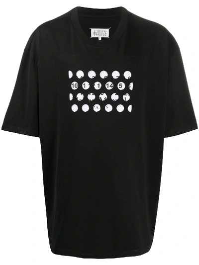 Shop Maison Margiela T-shirt Mit Kreismuster In Black