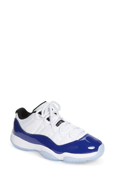 Shop Jordan 11 Retro Low Sneaker In White/ Black/ Concord
