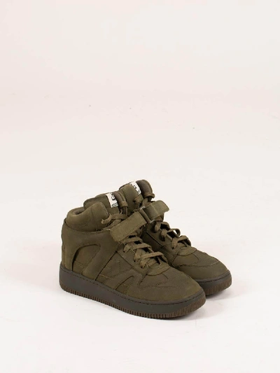 Shop Isabel Marant Brooklee Sneakers Khaki In Green