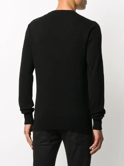 Shop Givenchy Button-shoulder Jumper In Black