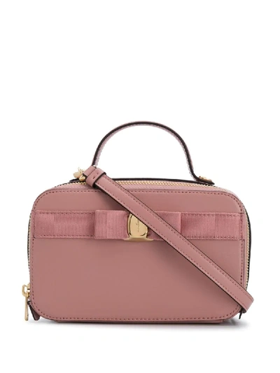 Shop Ferragamo Mini Cross-body Bag In Pink