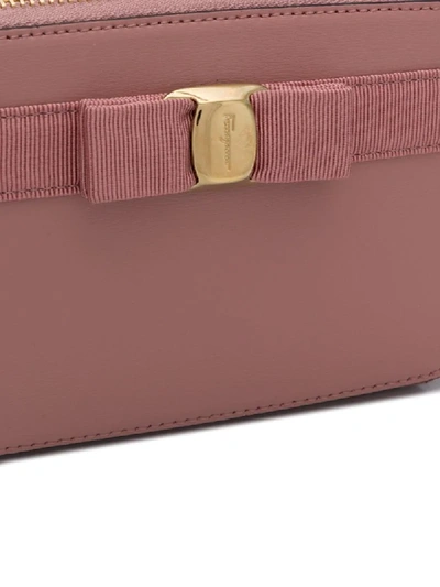 Shop Ferragamo Mini Cross-body Bag In Pink