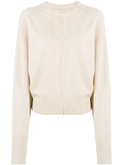 Shop Isabel Marant Cashmere-blend Jumper In Neutrals