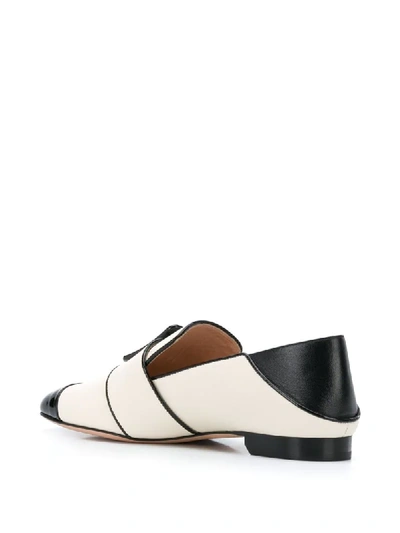 Shop Bally Janelle Toe Cap Loafers In Neutrals