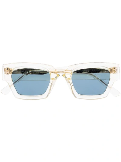 Shop Ahlem Villette Square-frame Sunglasses In Metallic
