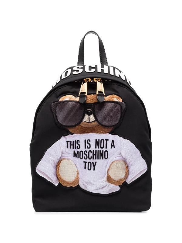 moschino women's backpack