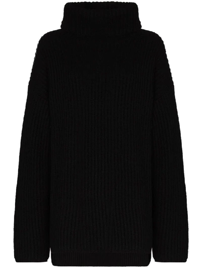 Shop Joseph Oversized-pullover In Black