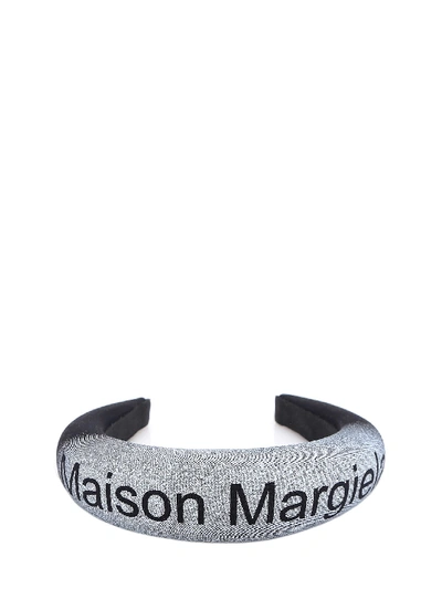 Shop Mm6 Maison Margiela Hairband In Black