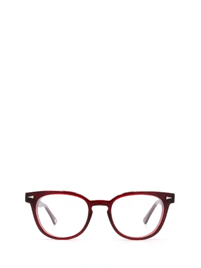 Shop Ahlem Rue Duroc Burgundy Glasses