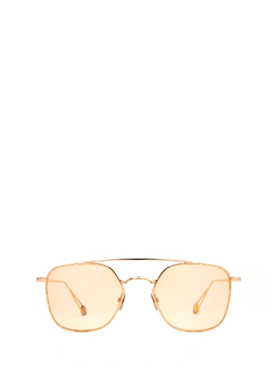 Shop Ahlem Place Colette Peony Gold Shiny Sunglasses