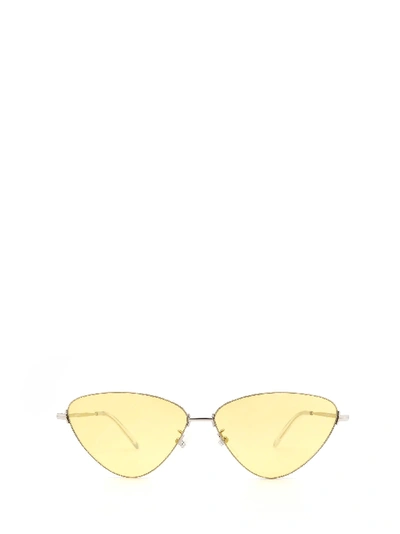 Shop Balenciaga Bb0015s Silver Sunglasses In 7