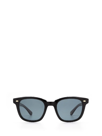 Shop Garrett Leight Calabar Black Laminate Sunglasses In Bklcy-sfbs