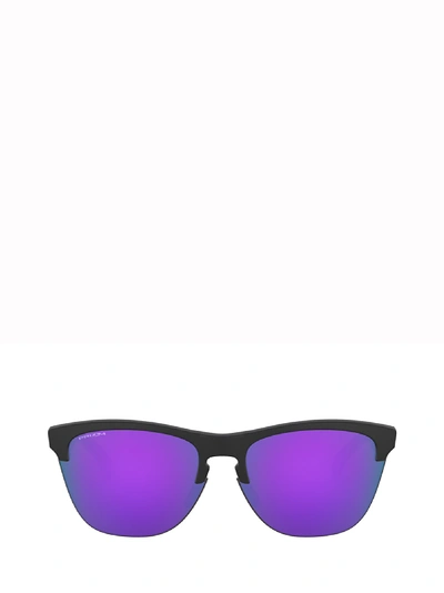 Shop Oakley Oo9374 Matte Black Sunglasses In 937431