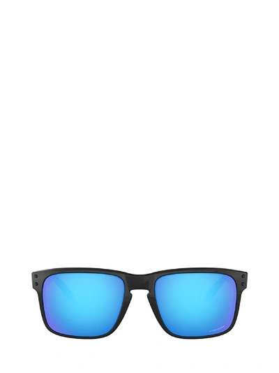 Shop Oakley Oo9102 Polished Black Sunglasses In 9102f5