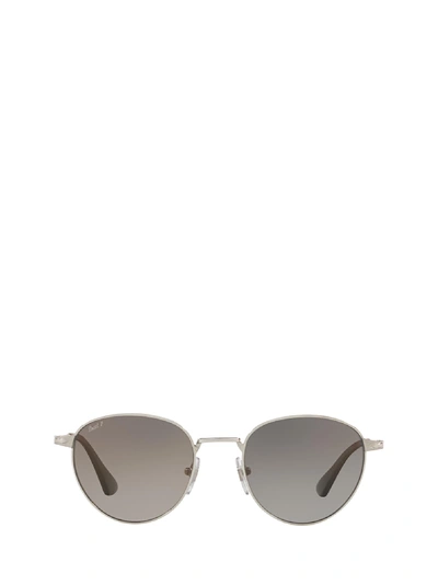 Shop Persol Po2445s Silver Sunglasses In 518/m3