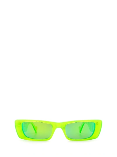 Shop Gucci Gg0516s Green Sunglasses