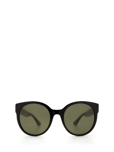 Shop Gucci Gg0035s Black Sunglasses In 2