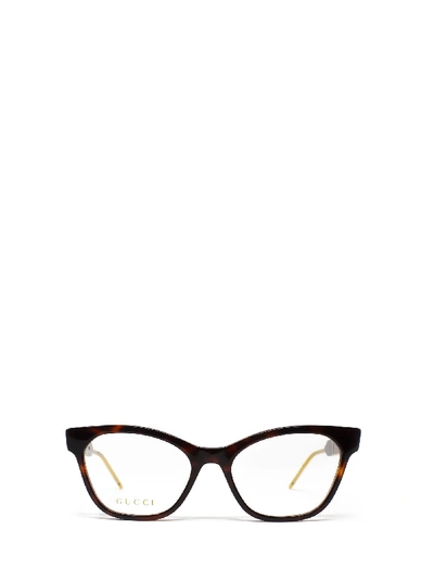 Shop Gucci Gg0600o Havana Glasses In 2