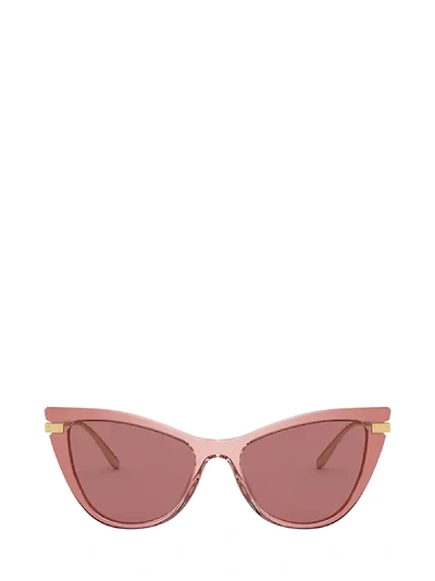 Shop Dolce & Gabbana Dg4381 Pink Multilayer Sunglasses In 326769