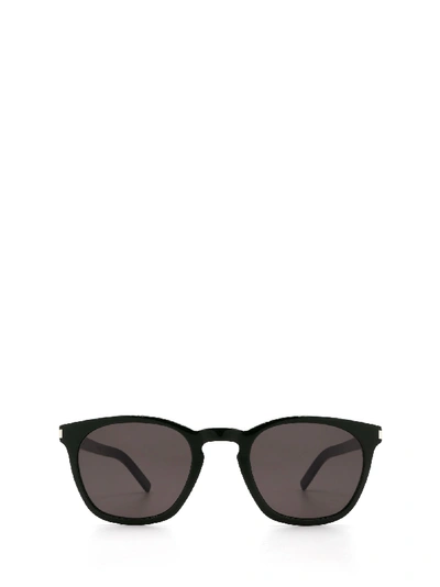 Shop Saint Laurent Sl28 Slim 005 Sunglasses