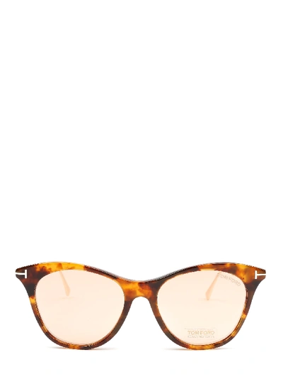 Shop Tom Ford Ft0662 Brown Sunglasses In 55g