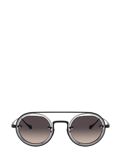Shop Giorgio Armani Ar6085 Matte Black / Gunmetal Sunglasses In 326111
