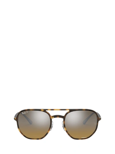 Ray Ban Rb4321ch Chromance Sunglasses Tortoise Frame Brown Lenses Polarized 53-21 In 710/a2