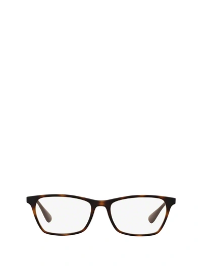 Shop Ray Ban Ray-ban Rx7053 Rubber Havana Glasses In 5365